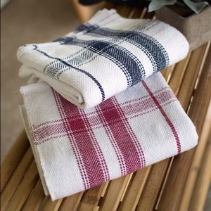 Only 1 LEFT- Red Plaid Edging Cotton Cloth
